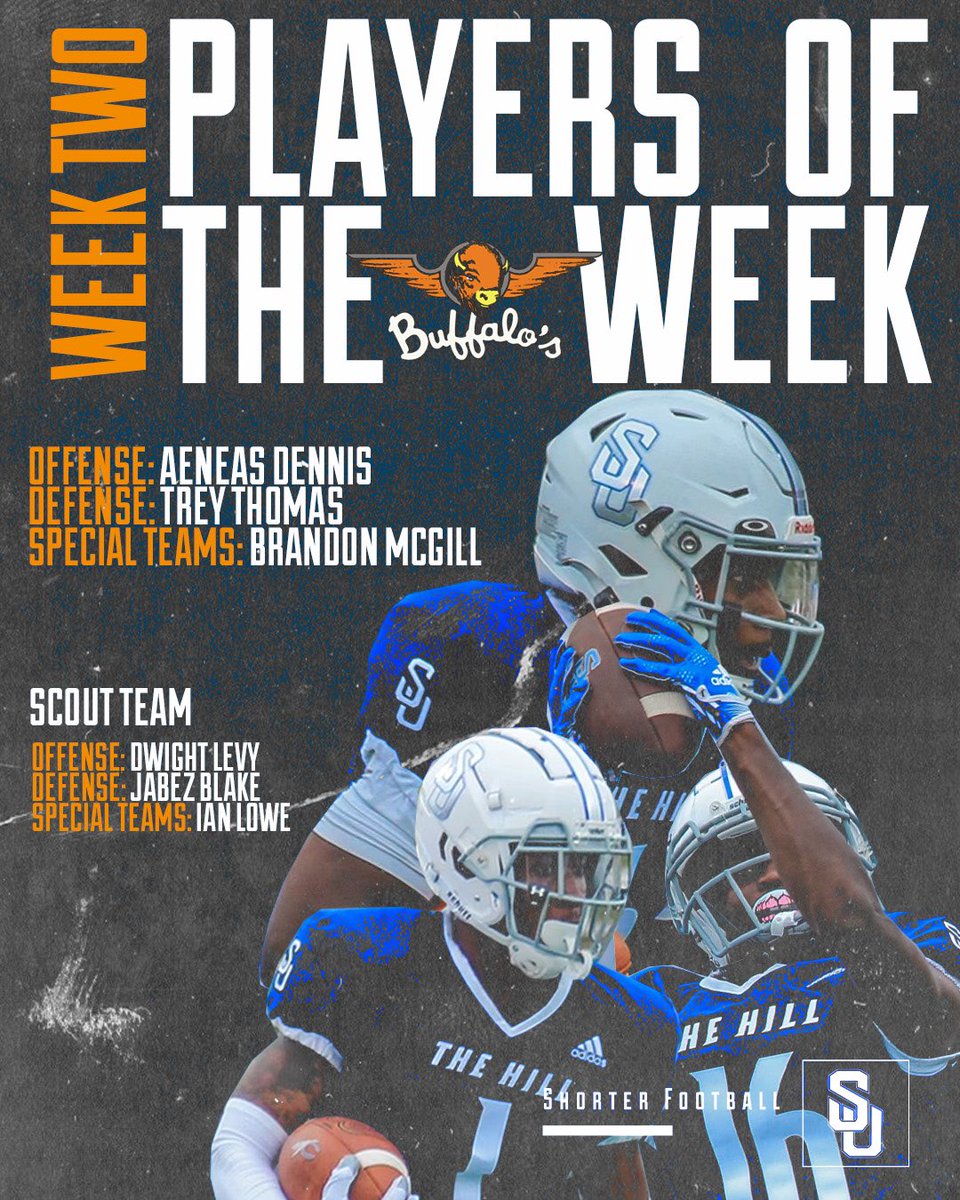 One last look at the Week Two Buffalo’s Cafe Players of The Week.

Onward to Week Three.

#BeatASU | #FlyHawks