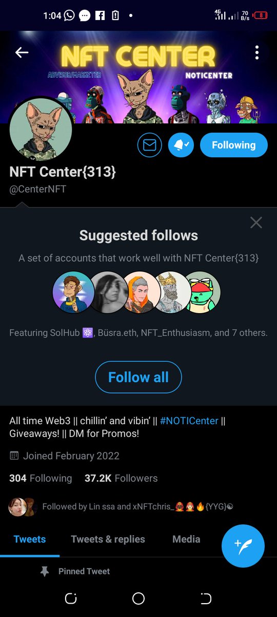 xNFTzero's tweet photo. @CenterNFT May the  length of your days be blissful sweetheart😍🥰
for notification is always on https://t.co/apX0nkypTL