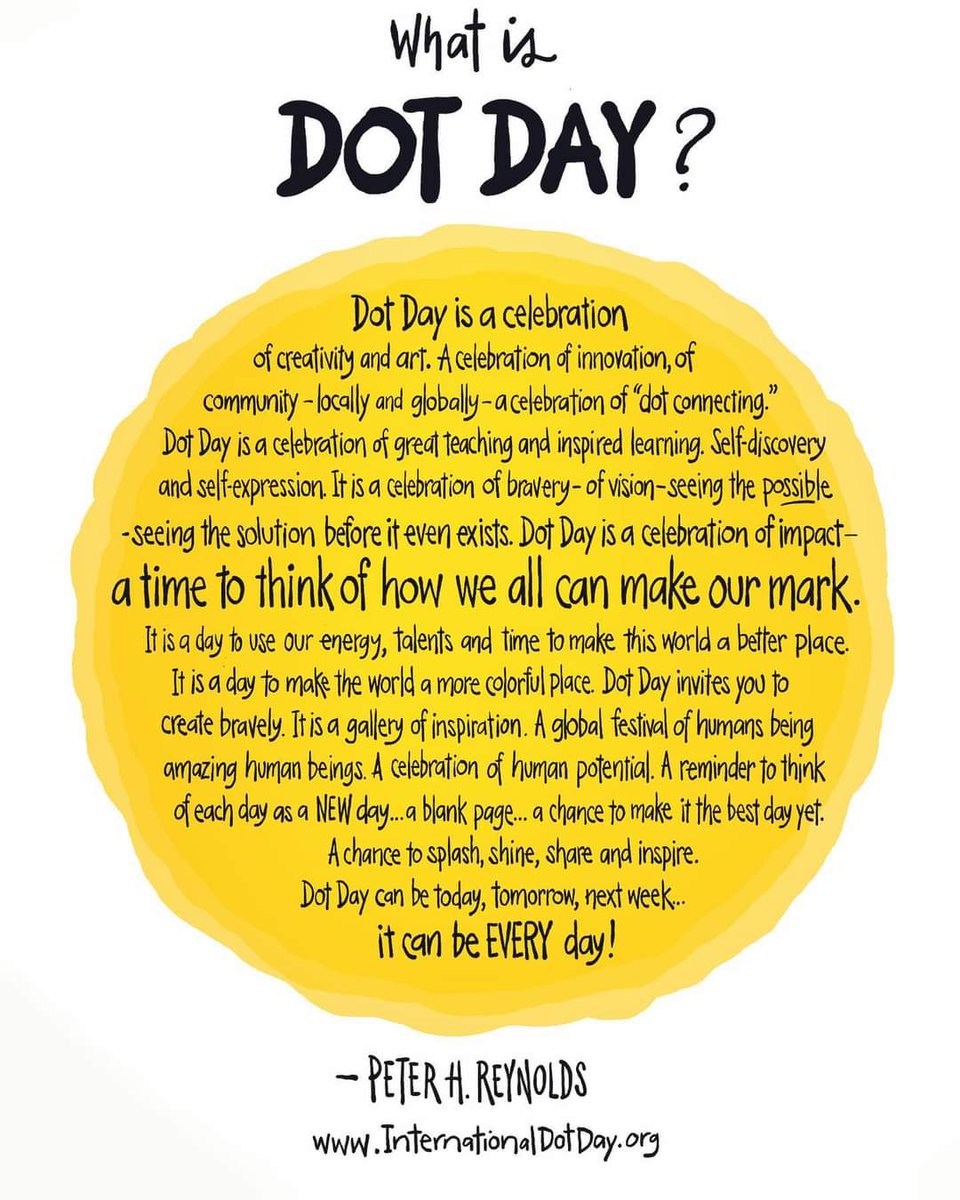 Happy Dot Day!  
Picture from: internationaldotday.org