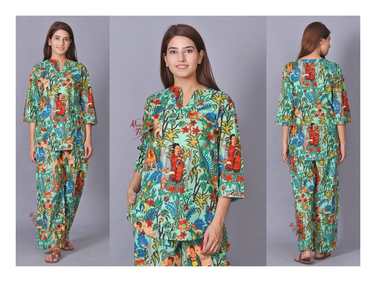 india_ntc's tweet photo. New Arrival to my #etsy shop
https://t.co/2miZohFGtl

Indian soft Cotton Pajama Set, Long Pants With Pocket, available in S, M, L, XL, XXL sizes.

#fridaprint
#HandPrint
#Handmade
#Cottonpjset
#pjset
#nightsuit
#bridesmaid
#bridalgift
#longpant
#giftforher
#hergift https://t.co/zNjLUUqKcp