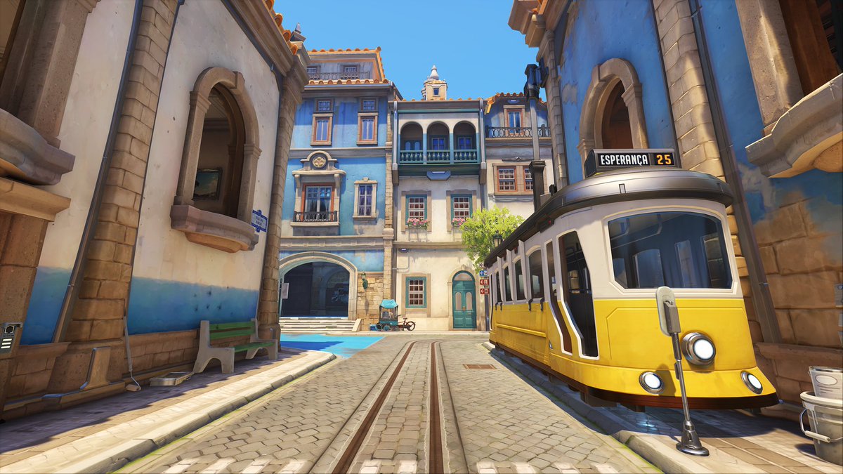 Novas imagens do mapa 'Portugal' no Overwatch 2.