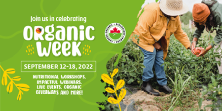 It's Organic Week at Acadia! Look for special treats and promotions in food services across campus.