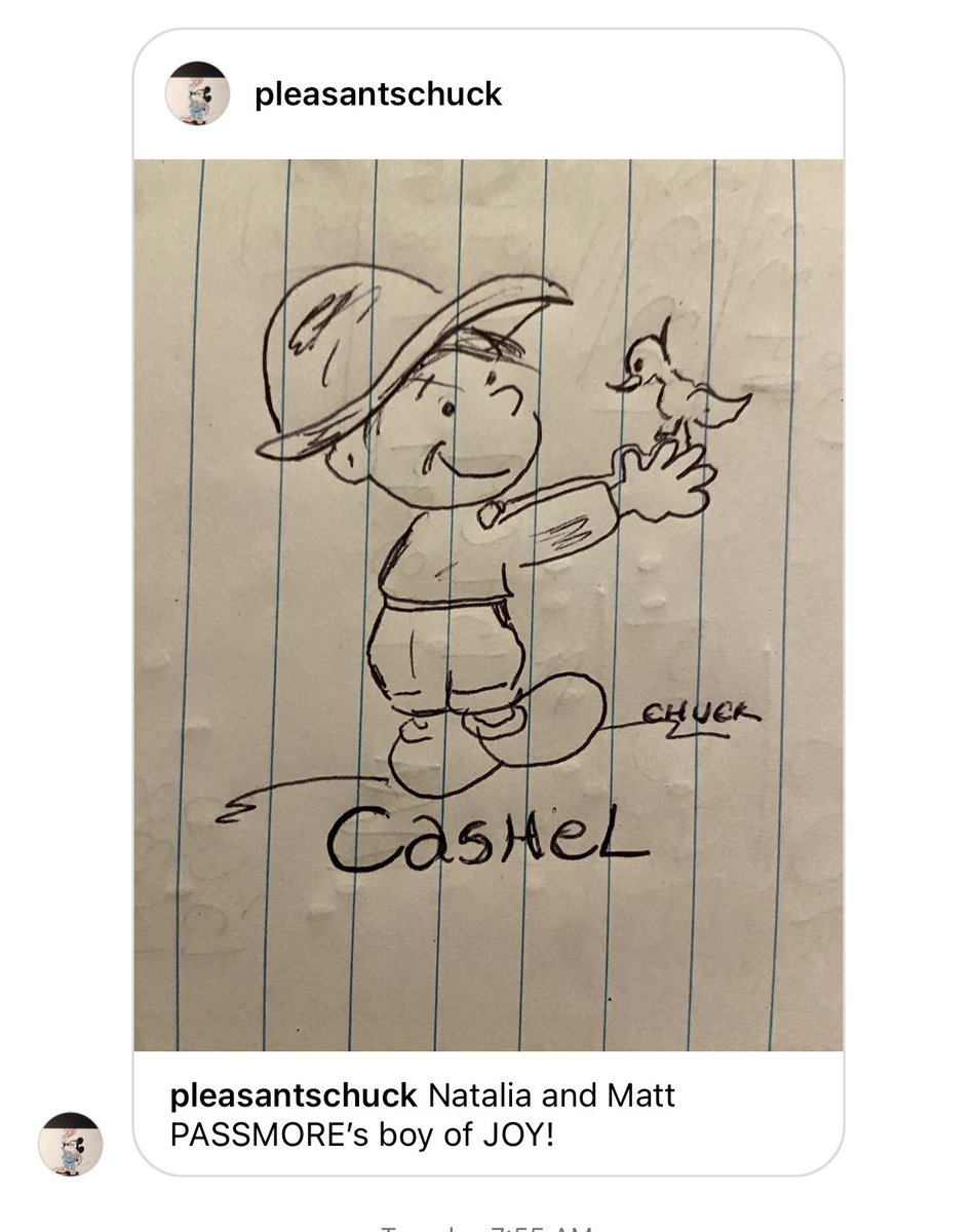 9mmJanet's tweet photo. @MattPassmore11 Chuck drew this for you and wanted you to see it. Don’t know if you saw it on Instagram. https://t.co/BK285I1GkX