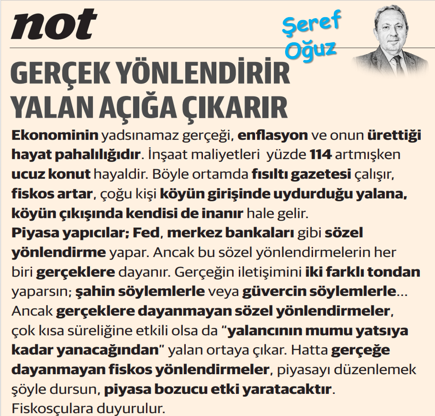 serefoguz's tweet photo. DERİN EKONOMİ YÖNETİMİ Mİ VAR?
Eski #FED Başkanı Bernanke, "Para politikası %98 söz, %2 eylemdir" demişti. Bizim ekonomi yönetimi piyasaları sözel yönlendirmeyi denedi ama güven olmadığı için işe yaramadı. Şimdi ise fiskos yönlendirme deneniyor.
#fiskos
https://t.co/1Bly1v8ctx https://t.co/2wPnqKIvlP