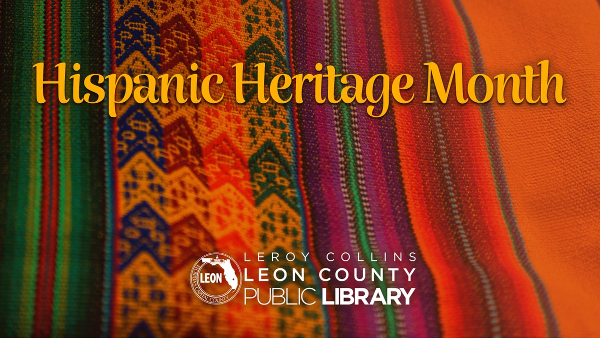 LeonCounty's tweet photo. Leon County Government celebrates the many contributions of Hispanic Americans to history, culture, and society during #HispanicHeritageMonth with an exhibit, book club, story times, and resources from the #LeonCountyPublicLibrary! Learn more at https://t.co/D4wW0mvPSN https://t.co/cxD3DtONFh