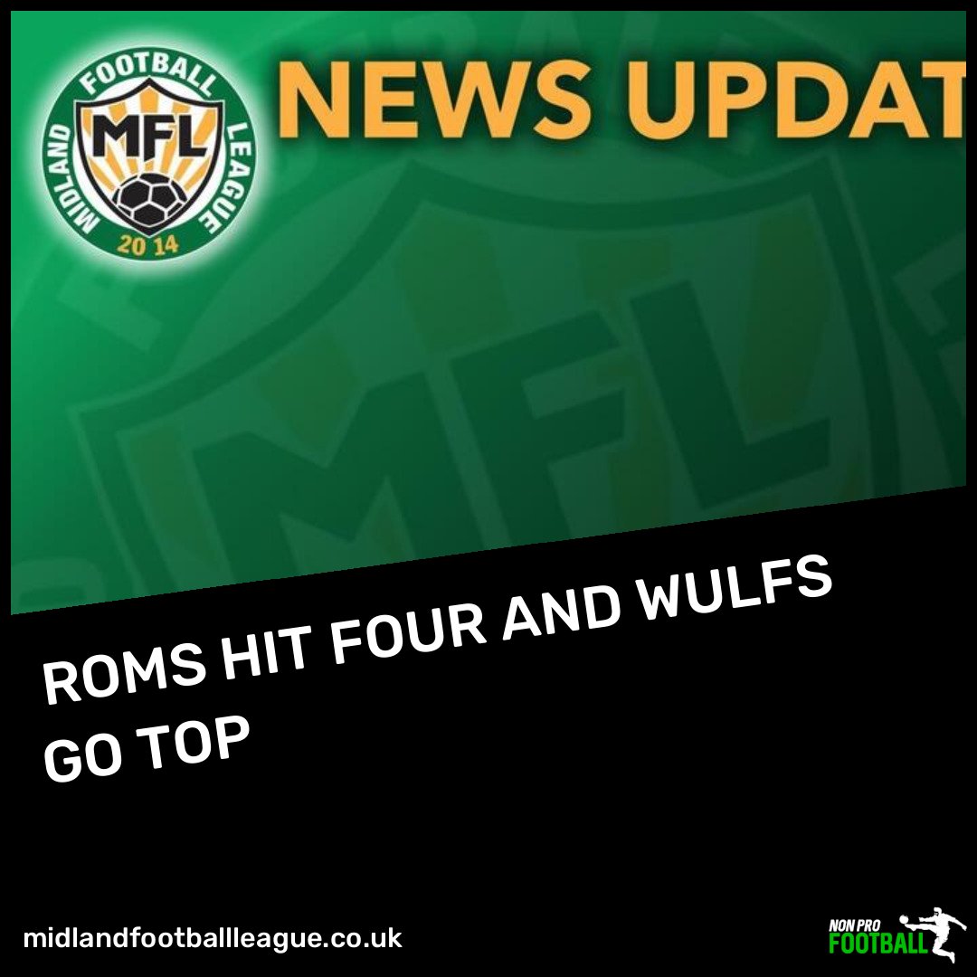 Games in the Midland Football League Premier resumed on Monday night, with <a href="/Romulus_fc/">Romulus Football Club</a> thrashing <a href="/MDTFC/">Market Drayton Town FC</a> 4-1.

#nonprofootball #nonleague #footballnews #football 
nonprofootball.com/England/News/2…