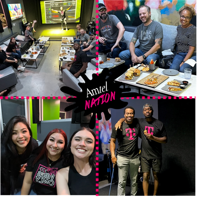 When your boss says "Let's Crush It" you find a place called CRUSH IT and let the games begin!!  HR outing with a little competition...  #workhard  #playhard #amtelnation