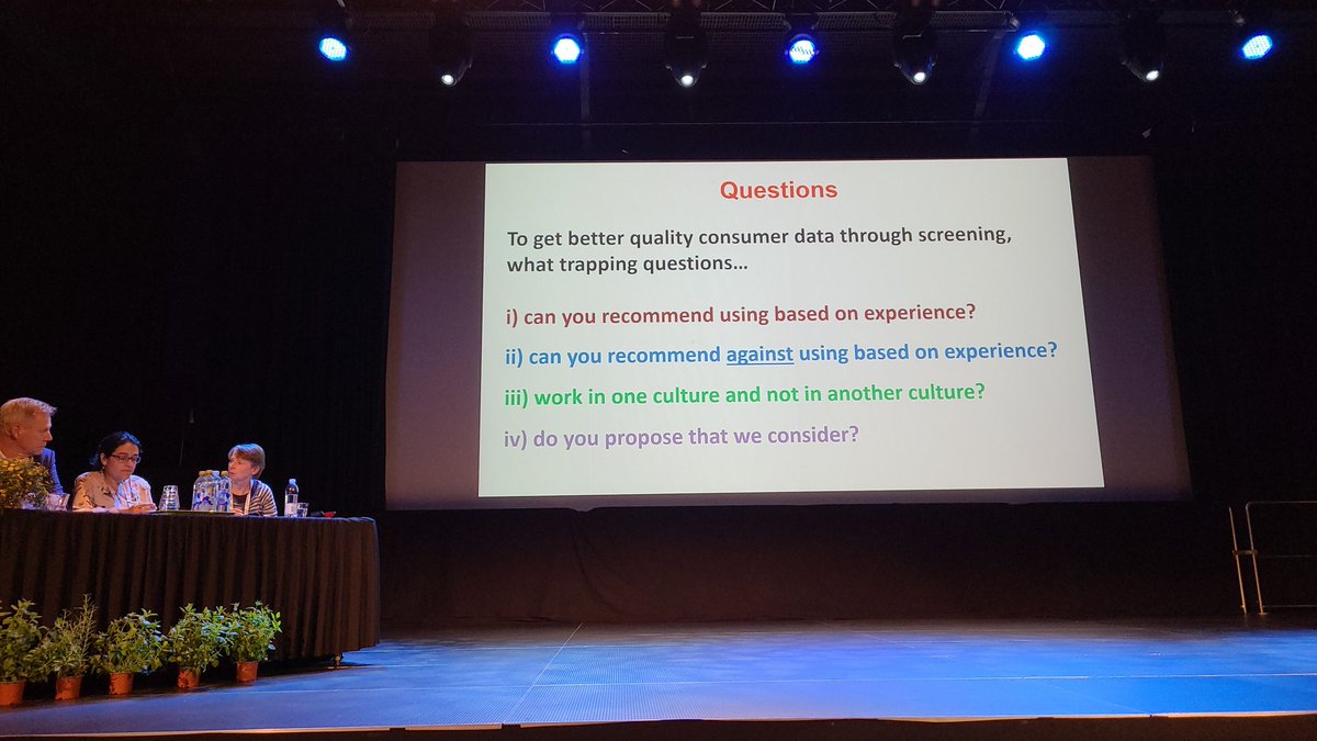 esn_network's tweet image. Interesting discussion at the ESN workshop on how to reduce the nb of people who are not telling the truth in consumer testing. #EuroSense2022