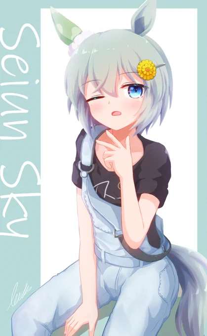 #最近フォローした方は知らない過去絵を晒す初めて描いたセイちゃん 
