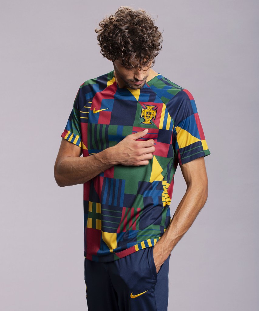 Camisola de aquecimento de Portugal pro Mundial 2022: