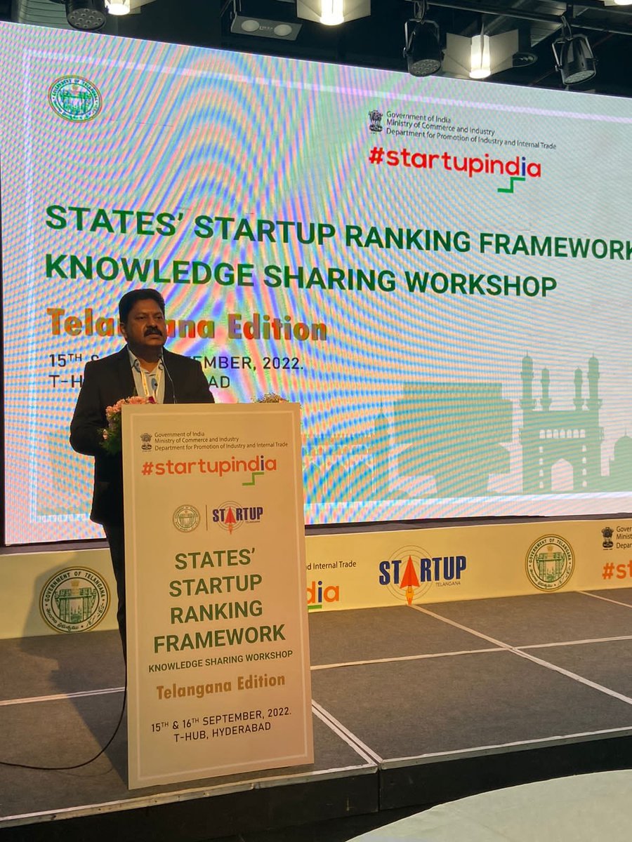 Shri Sivarajah Ramanathan, Tamil Nadu Startup Cell, spoke about the various State-supported funding mechanisms to support Startups in the State, as a part of the Knowledge Session.
@WEHubHyderabad <a href="/EmergingTechTS/">Emerging Technologies Govt. of Telangana</a> @taskts <a href="/RICH_Hyd/">Research and Innovation Circle of Hyderabad- RICH</a> <a href="/DPIITGoI/">DPIIT India</a>