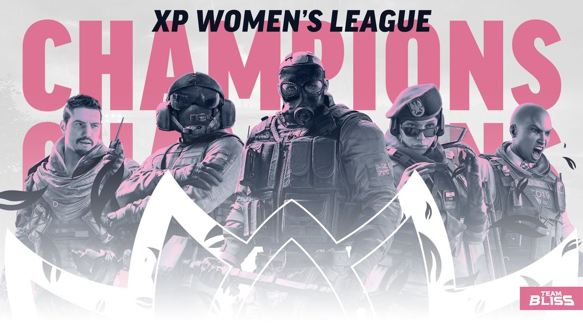 TeamBliss_ES's tweet photo. WE ARE YOUR @XPWomensLeague S8 CHAMPIONS!
๐@AussiePrincessl
๐@ti3lla
๐@CassT_T
๐@Savanah137
๐@time4pie_
๐@b0t_beans
๐@Monzz__
๐@KrippsT
#BlissR6FE๐ชท | #BlissUp๐ชท https://t.co/cJ20N9qgI8