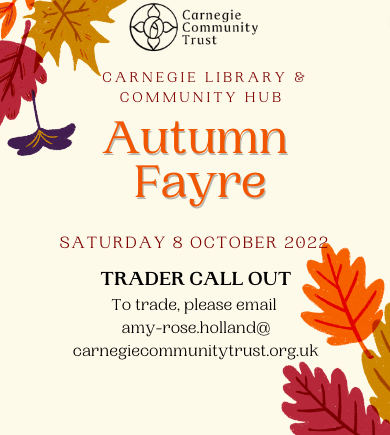 CarnegieLibHub's tweet photo. We still have space for more traders! Get in touch #makers #bakers #candlestickmakers https://t.co/oWD8dXVHKO