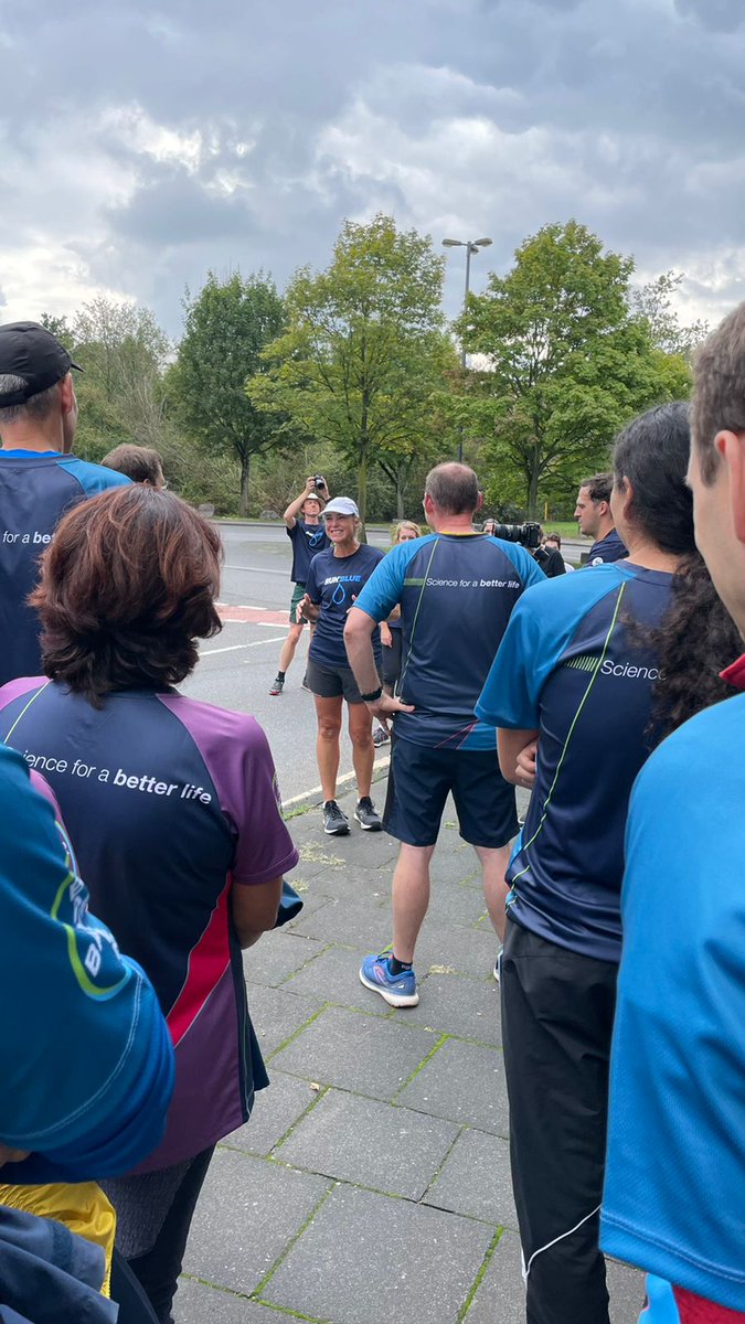 minaguli's tweet photo. What an amazing morning!
Thank you so much to #TeamBayer for joining me for a part of my #RunBlue marathon 95 in Leverkusen Germany today!
#RunGermanyBlue
@Bayer
@BayerDialog https://t.co/qbNJFEpuGV