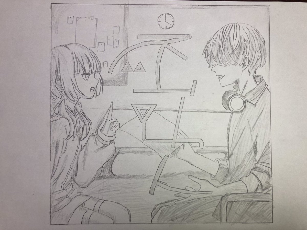SushiMoro's tweet photo. イラストを描きました！kishさんが出している『不可欠』です！良かったらみんなも見てね！＃私国宝 ＃不可欠 #Kish_WORLDs https://t.co/dWz80rHQcl