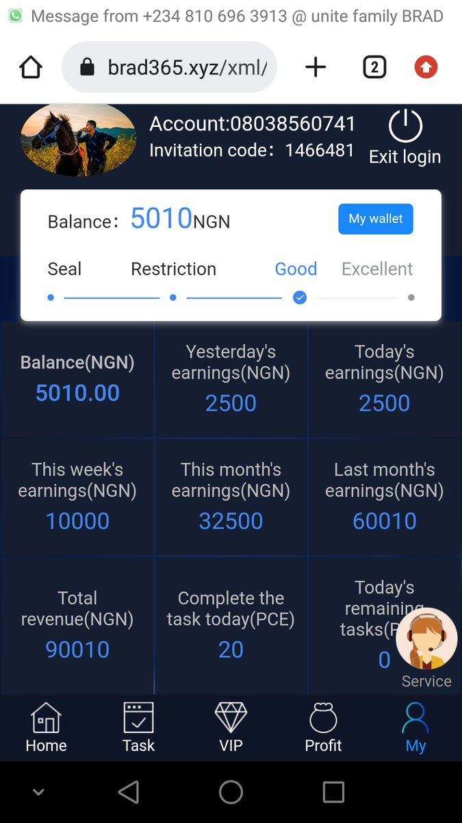MaxwellChigbo's tweet photo. Work online and earn huge money while doing it, you can earn as much as 2500 to 7500 naira everyday for 6months... Brad group is real.... https://t.co/tZSW3bt9bf