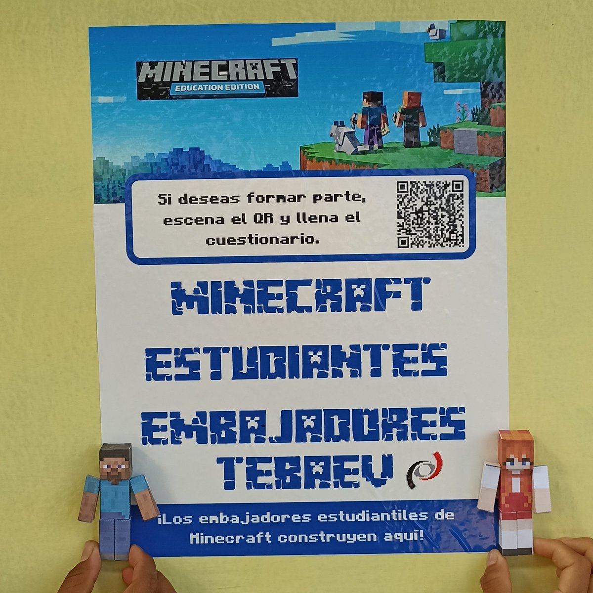 30eth0598s's tweet photo. Officially, the @PlayCraftLearn initiative has been launched on our campus. With the support of a team of students.
@MicrosoftEDU
@MSFTEducacion
#Tebaev 
#MinecrafEdu
#Minecraft https://t.co/o3eLeXXVWB