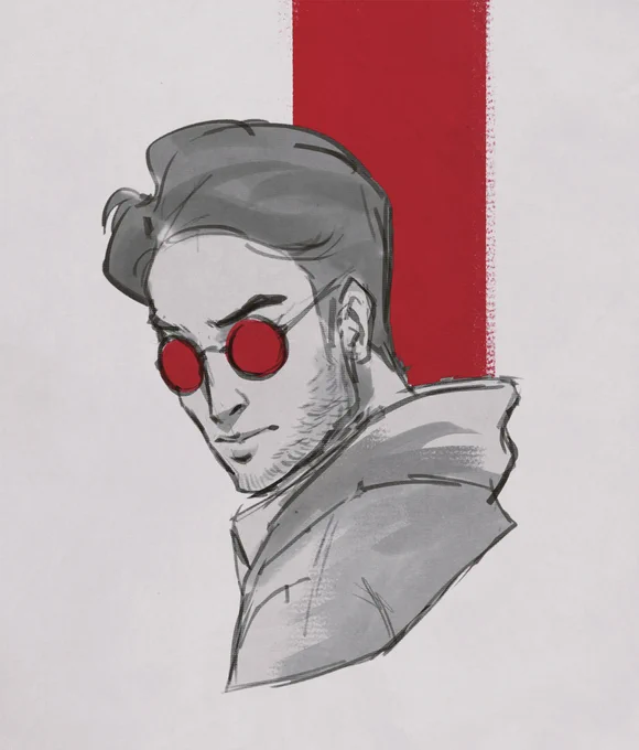 Someone's readying to be back! quick sketch after watching ep 5! 