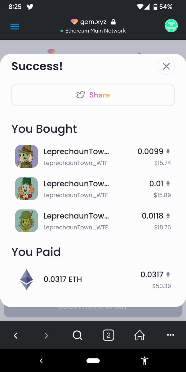 So bullish on @Leprechaun_Wtf had to sweep 3 more off the floor. FOMO is real and this is one of those communities that I just have to go all in on. #lep4lyf