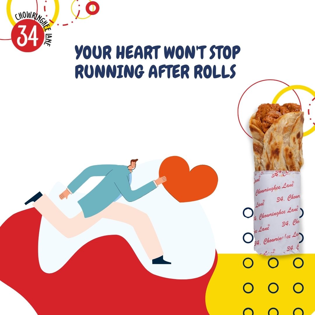 When the 💞 calls for rolls, listen to it. Always follow your heart.

#kathirolls #chaaprolls #chaap #soyachaap #malaichaap #chaaaproll #rolls #kathi #rolls #kathiroll #authentickathiroll #crispykathi #rollkathi #34CL #34chowringheelane #chowringheelane
