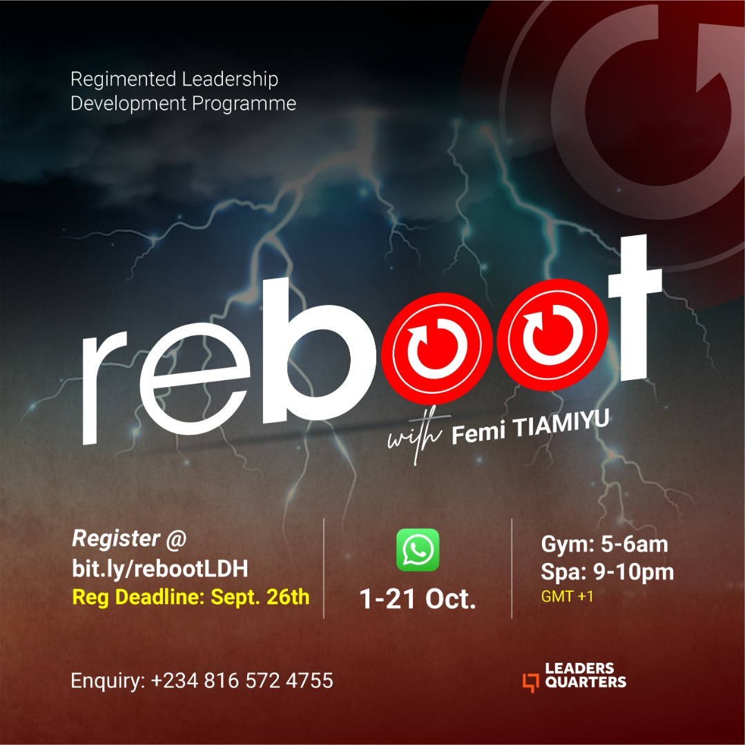 The last LDH for the year 2022.

REBOOTH LDH

Registration Link: bit.ly/reboothLDH