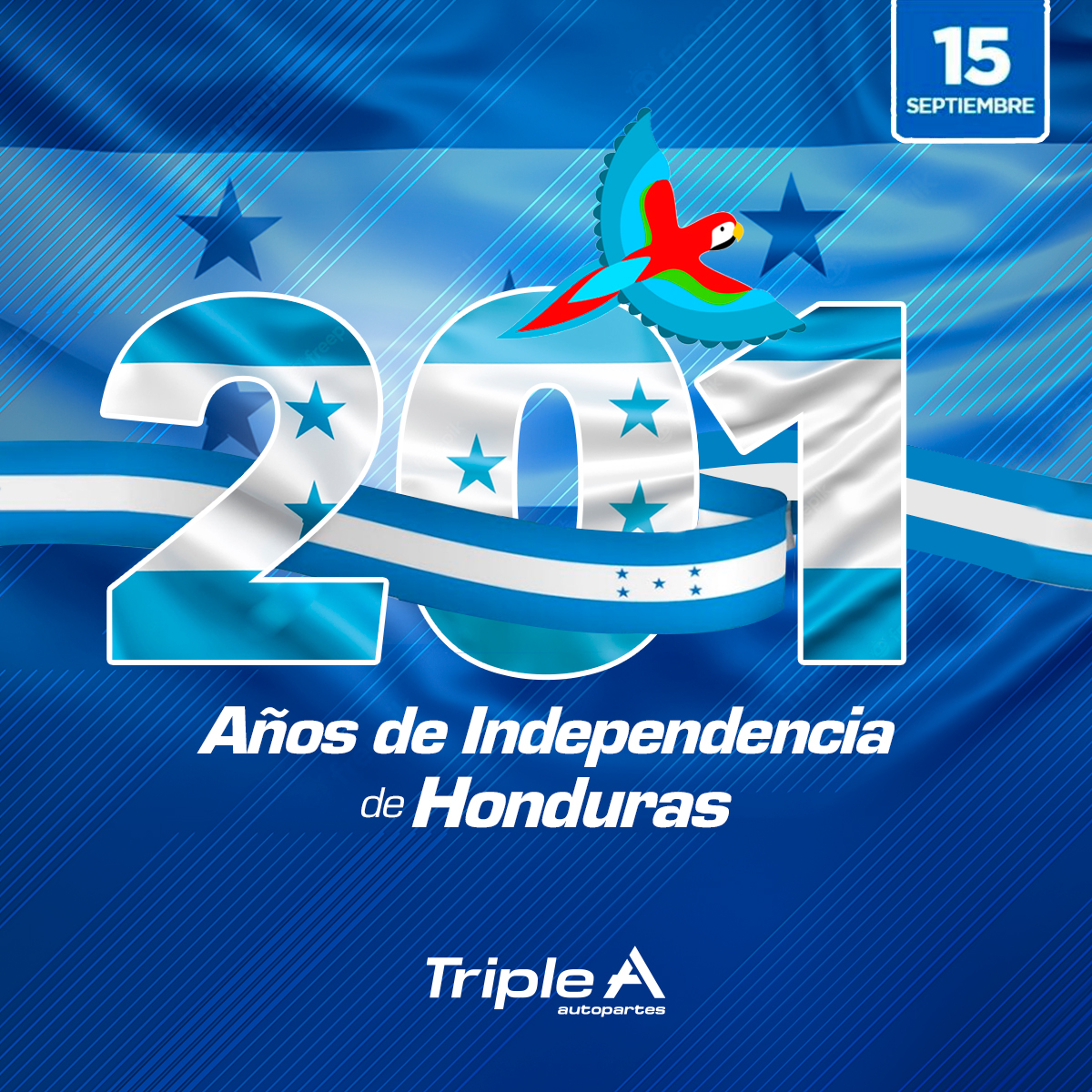 tripleahn's tweet photo. ¡𝐅𝐞𝐥𝐢𝐳 𝐃𝐢́𝐚 𝐝𝐞 𝐥𝐚 𝐈𝐧𝐝𝐞𝐩𝐞𝐧𝐝𝐞𝐧𝐜𝐢𝐚 🇭🇳!
Nos sentimos orgullosos de nuestro país y de su gente
#tripleahn #201años #diaindependencia https://t.co/pgaYWu8UM5