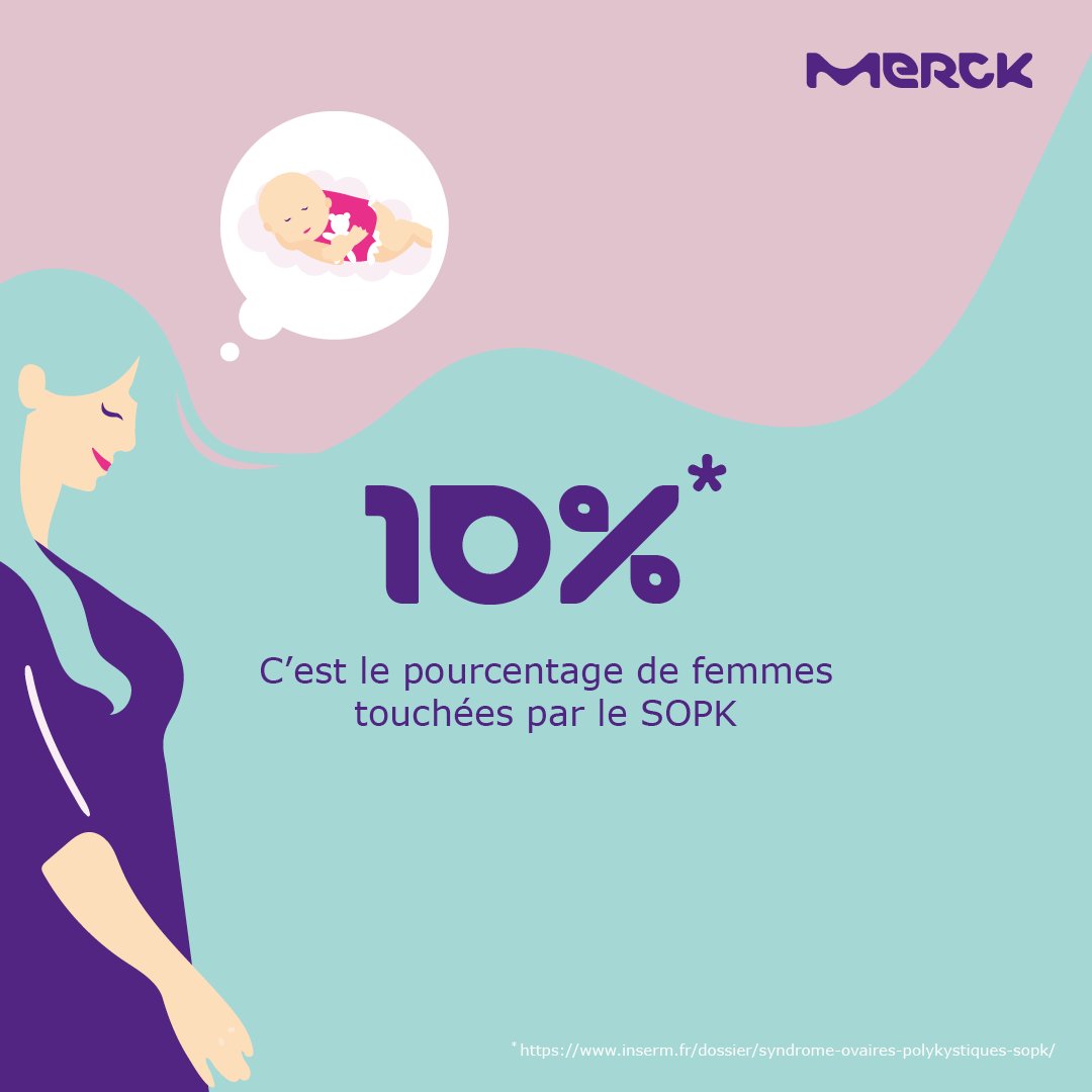 Le Syndrome des Ovaires Polykystiques (#SOPK) entraîne un dérèglement hormonal et une rareté/absence d'ovulation. 1ère cause d'#infertilité, il touche 10% des #femmes.
Caroline Bernard, présidente d'@AssoSOPK, sera notre invitée demain.
#ProtegeTaFertilite #MaFertilité