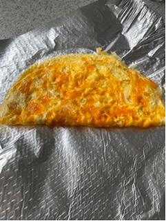 CathkinHigh's tweet photo. Learning - S1 Easy omelette using just eggs and cheese with a dash of pepper ! Food prep skills grating and whisking to make these delicious omelettes. 👏👏👏 https://t.co/AlXuQ2CVpt