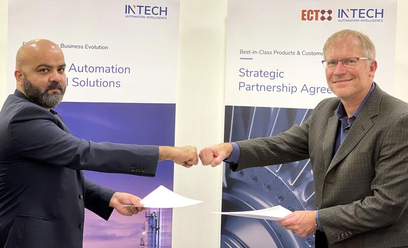 Huseyn Tarek, INTECH’s Regional President MEA &amp; CIS, hosted the ceremony at INTECH’s regional HQ in Dubai. Paul Fisher, President at Energy Control Technologies, Inc., led the delegation from ECT responsible for Middle East Business  bit.ly/3UbxRpU

#turbomachinery