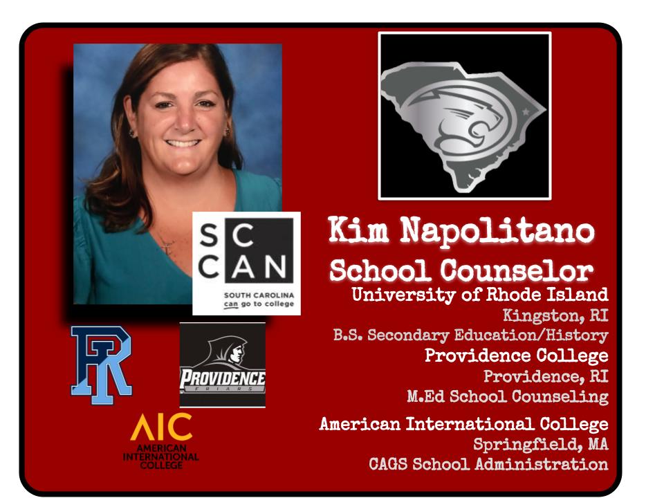 Counselors_CFHS's tweet photo. In an effort to promote College and Career Awareness ahead of our College Application Day on November 4th we are showcasing the experiences of our CFHS Faculty and Staff! #SCCANGO #CAMSC2022 https://t.co/ptHlkVudbW