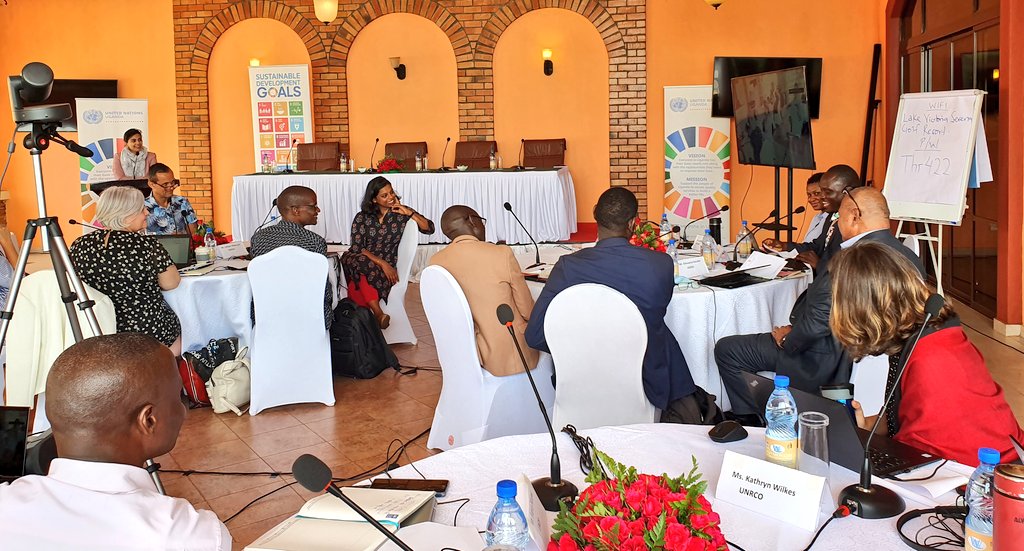 UNinUganda's tweet photo. Happening: @UNinUganda Deputies Annual Retreat 2022 in Entebbe. The objective of the Retreat is to take stock of the implementation of the UN Reform in 🇺🇬 and the coordination of #UNUgCooperationFramework among other topics. #UNDeliveringasOne https://t.co/GtvBleGAxs