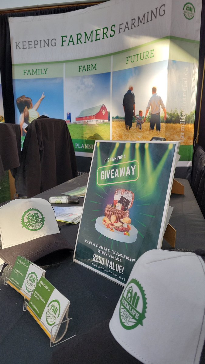 We're back for the final day of #COFS22 ! Come find us in the OFA Federation House for contests, giveaways, and chat all things farm succession! <a href="/outdoorfarmshow/">Canada's Outdoor Farm Show</a> <a href="/OntarioFarms/">Ontario Federation of Agriculture</a>