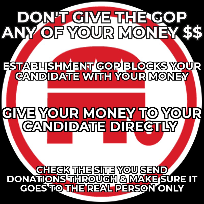 EmuHugger's tweet photo. #GOP #GreedyOldPoliticians #establishment #Uniparty  #RinosNeedToGo #RinosSuck #TakeBackOurParty  #JovanHuttonPulitzer #CutTheCrapShow https://t.co/4UgUtPevSB