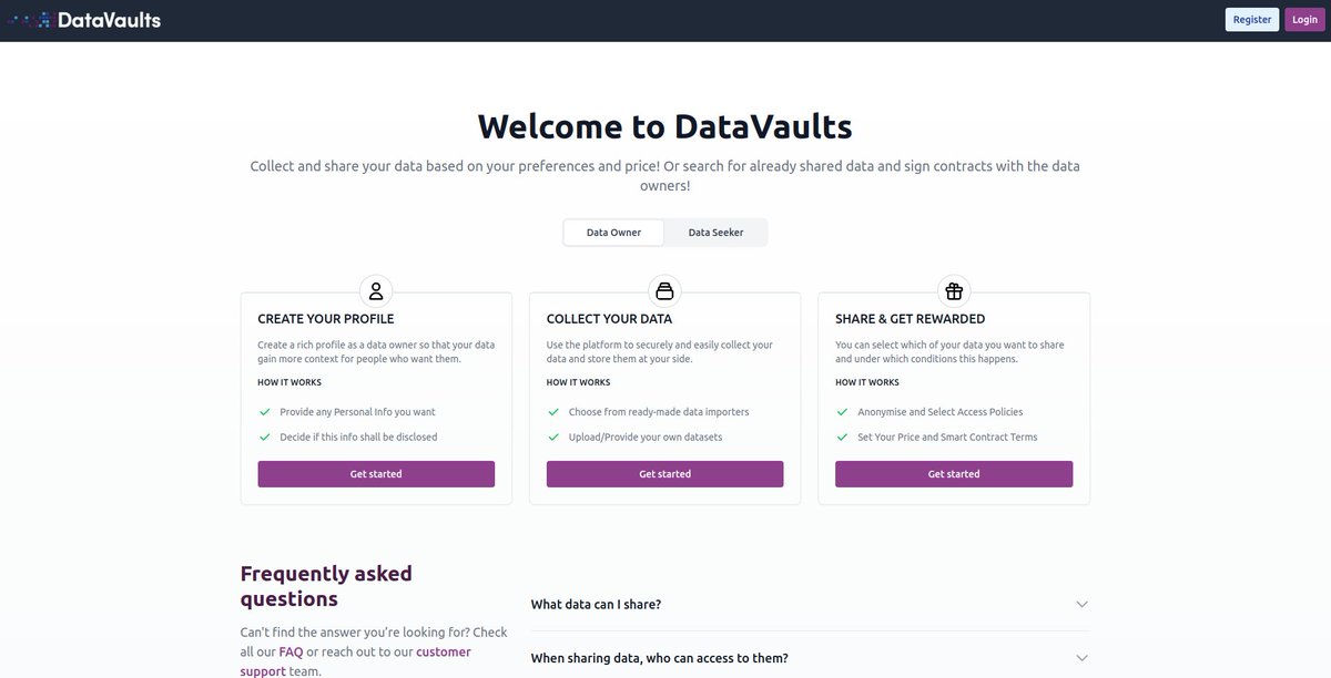 DataVaultsH2020's tweet image. The @DataVaultsH2020  Platform &amp;amp; Personal App reached v0.50 mature release! 👈Demonstrators are ready to start the final stage of their advanced scenarios!
