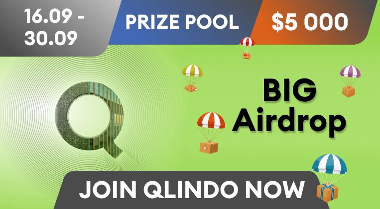🔥 Big Qlindo Airdrop Is Live Now🔥

💰Prize pool $5'000 Qlindo
🏆Total 50 winners 

Start: 15th Sep
Finish: 29th Sep

✨Complete tasks and get your free Qlindo tokens
👇🏻👇🏻👇🏻
gleam.io/aib32/qlindo-a…