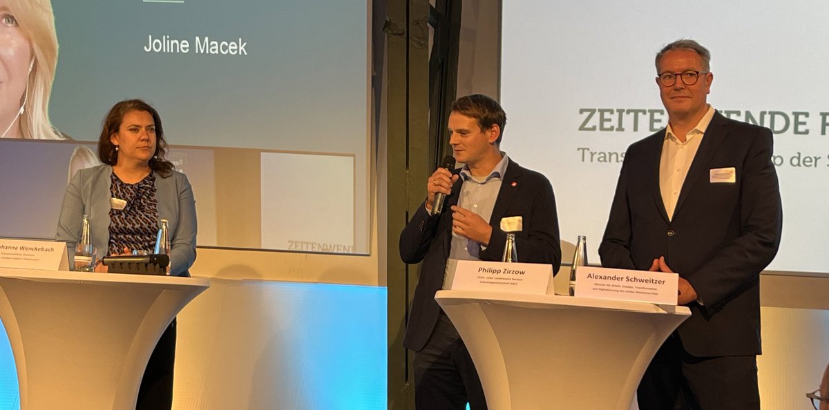HossbachC's tweet photo. „Gestalten statt mitnehmen“, der Titel ist schon mal gut. Rheinland-Pfalz hat mit @Alex_Schweitzer einen echten Transformationsminister, der für die strategische Gestaltungskraft der Mitbestimmung wirbt, beim #Transformationscamp der @igbce. @jo_wenckebach bringt … 1/2 https://t.co/tV7LWqQoBX