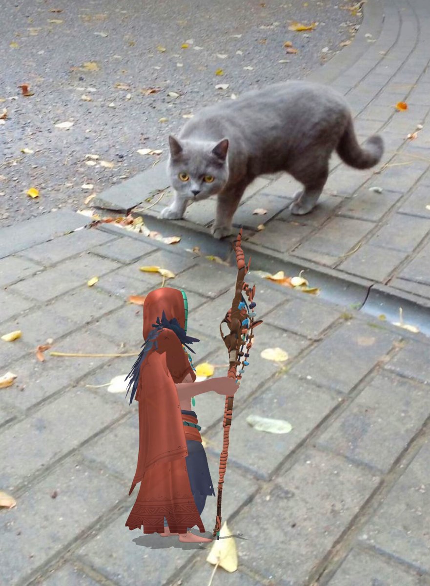 LLxxrrq's tweet photo. Did the cat notice him too?👀���
#shamanontour @playcivitas https://t.co/T44GbUeHy5