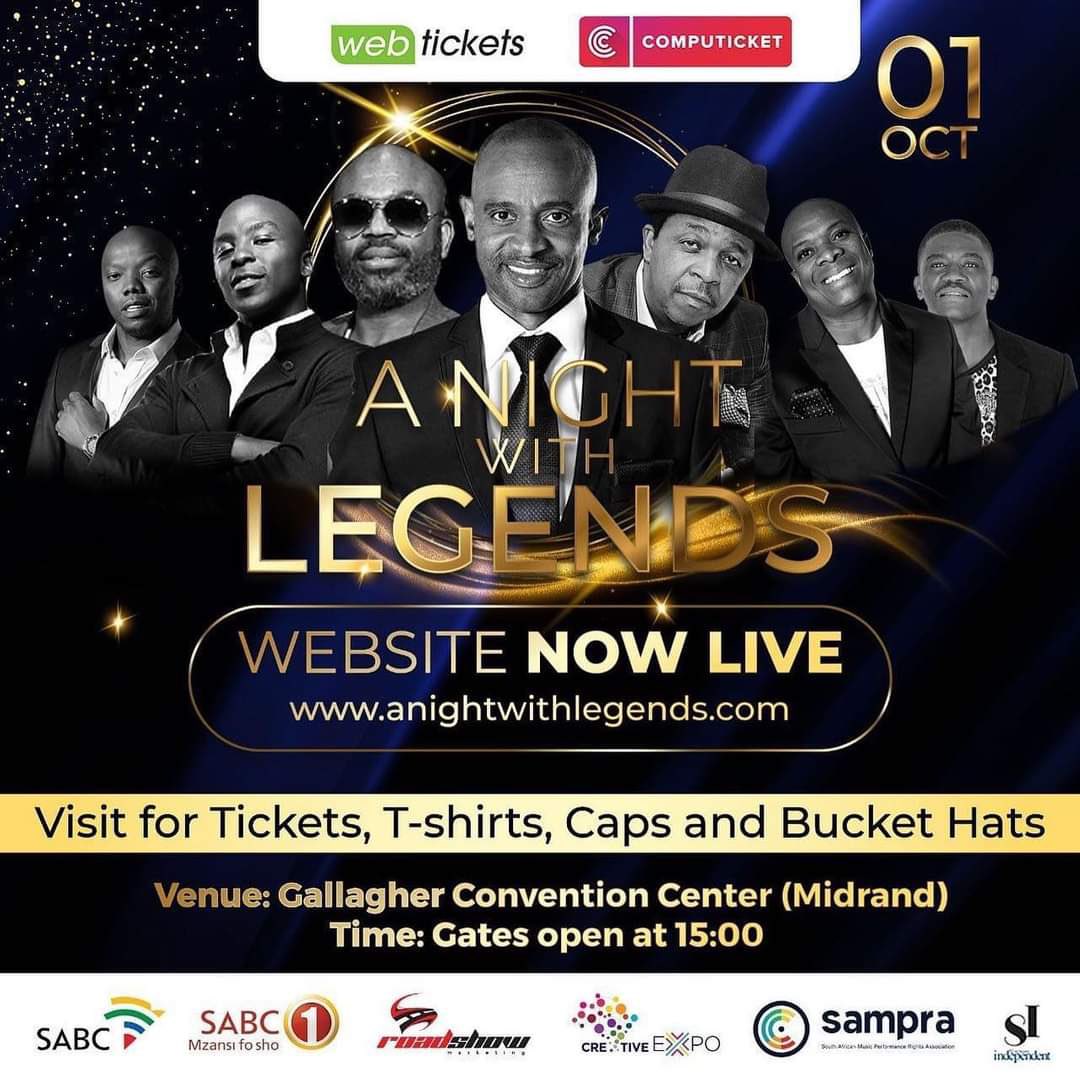 Foza_Queen's tweet photo. Kwaito lovers here’s something for you: You can now buy tickets and merchandise for  A night with Legends on the #ANightWithLegends website: (https://t.co/QUzywFYsJd)
#Kwaito https://t.co/3vUnjqfasL
