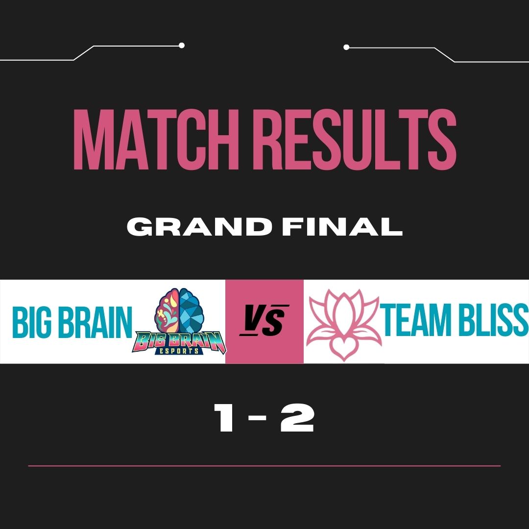 BigBrainMedia's tweet photo. And that concludes the season for us! GGs to @TeamBliss_ES for an amazing match up. Well done ladies for winning 2nd place!! https://t.co/gpPeCQzZbm