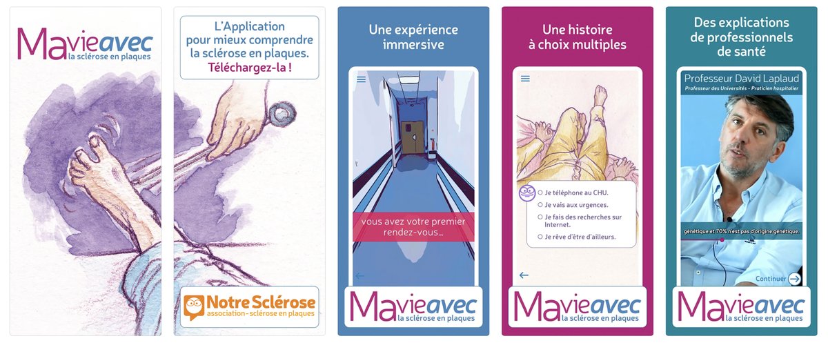 Asnotresclerose's tweet photo. Vous avez besoin d’informations fiables et vérifiées sur la sclérose en plaques ?
👉Téléchargez « Ma Vie Avec la sclérose en plaques » : https://t.co/wjO7iaD2Te
📲« Ma vie avec la sclérose en plaques », une application réalisé par des experts pour les patients et leur entourage. https://t.co/csuaLXHGaU
