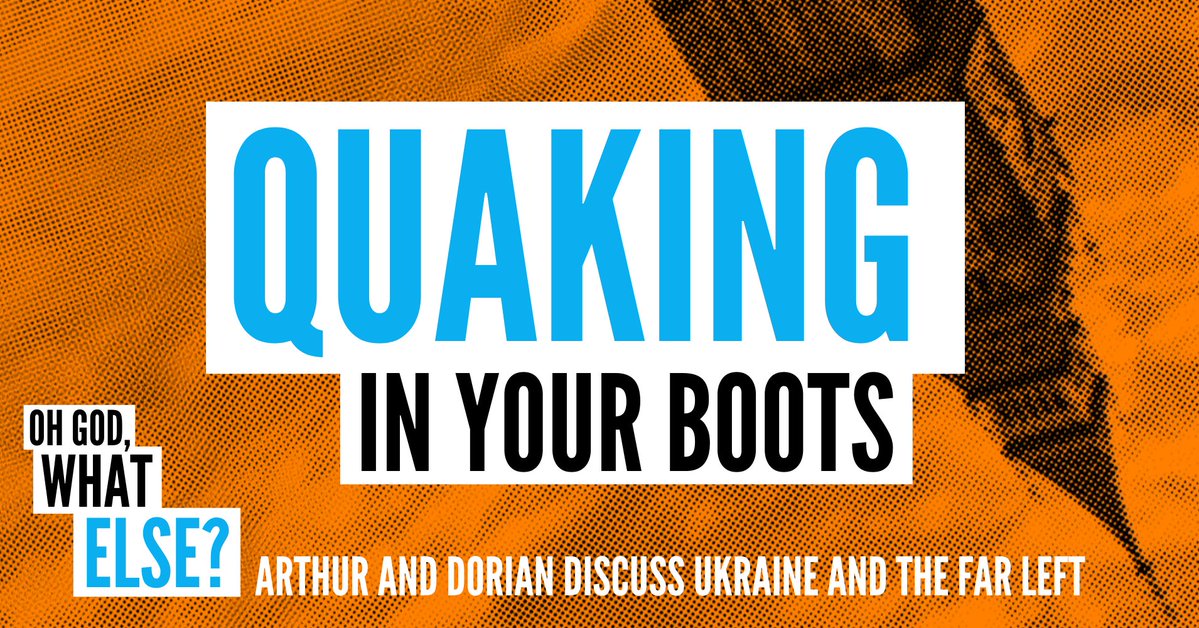 OhGodWhatNowPod's tweet photo. #OGWE: What does Ukrainian success mean for the far left and right in the West? @SnellArthur and @Dorianlynskey discuss how the conflict has been interpreted by pacifists and anti-war activists.
Monday mini-casts are Backers-only - sign up to listen: https://t.co/lcjwTeRLsm https://t.co/SzxwTFVQLg