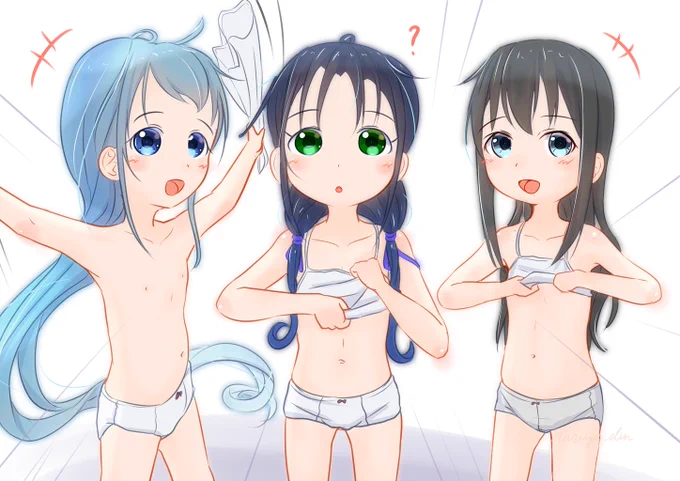 さみ涼朝な身体測定。#艦これ 