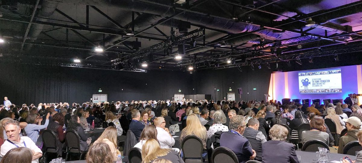 #rankconf22 ...it begins - 50 years celebrating the legacy of Lord Rank- connected communities sharing good practice #philanthropy #charities