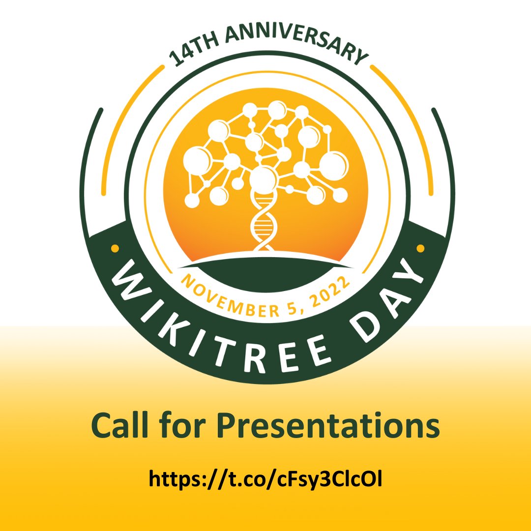 WikiTreers's tweet photo. Calling for presentations for our first ever #WikiTree Symposium in November! Deadline for submissions has been extended to October 1st!
For details see here: https://t.co/cFsy3ClcOl
#Genealogy #FamilyHistory https://t.co/1BjJO3ZBo5