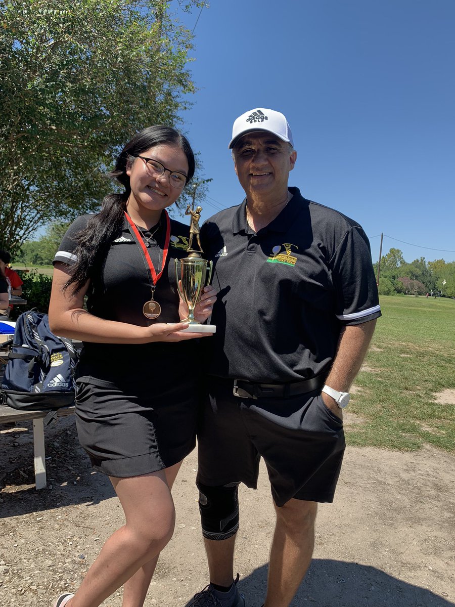 ikegolf_23's tweet photo. Congratulations to our lady eagles golf team as they took down first place! Michelle Le also claimed fist place overall. Swoop Swoop! https://t.co/EVFoh73Ckb