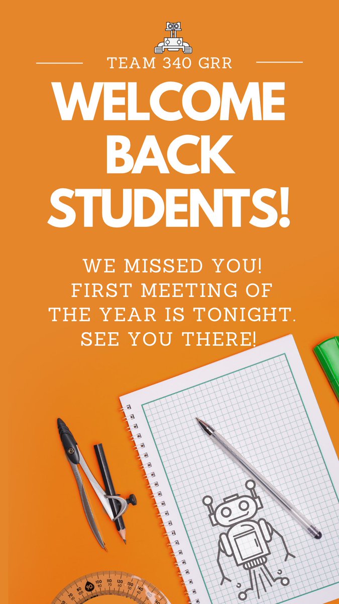 FIRST_Team_340's tweet photo. It’s happening…#gettingtheteambacktogether #FIRSTmeeting #GRR #Team340 https://t.co/jzwyhpamrN