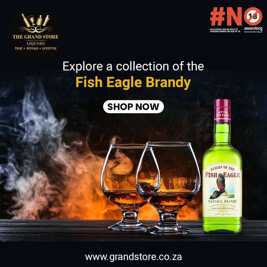 Thegrandstore1's tweet photo. Flight Of The Fish Eagle is a double-distilled super-premium brandy. A brandy taste that is flawlessly refined.
Order Now : https://t.co/wLguP8AB1a
#thegrandstore #brandy #FishEagleBrandy #flightofthefisheaglesa #flightofthefisheagle #brandy #brandysa #southafrica #drinkathome https://t.co/JReC77MR0M