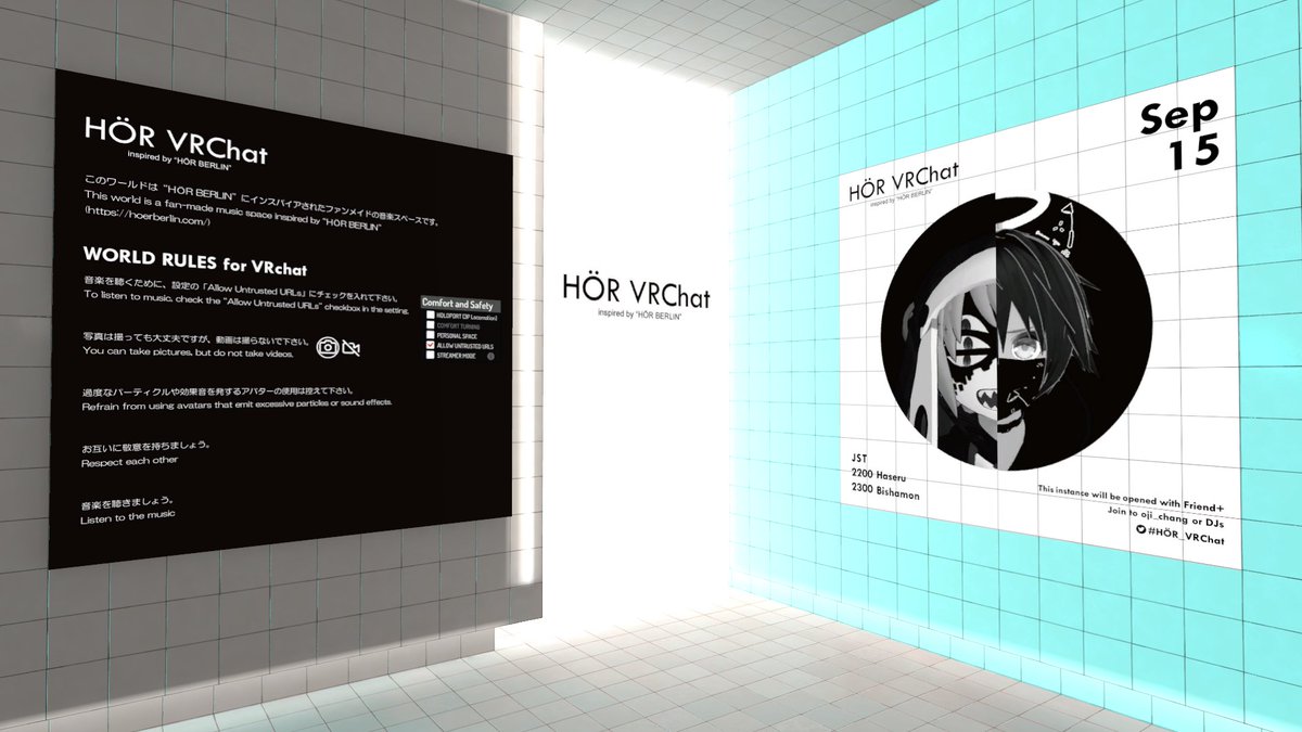 hoervrchat's tweet photo. OPEN
#HÖR_VRChat https://t.co/SFLP9fY5A3