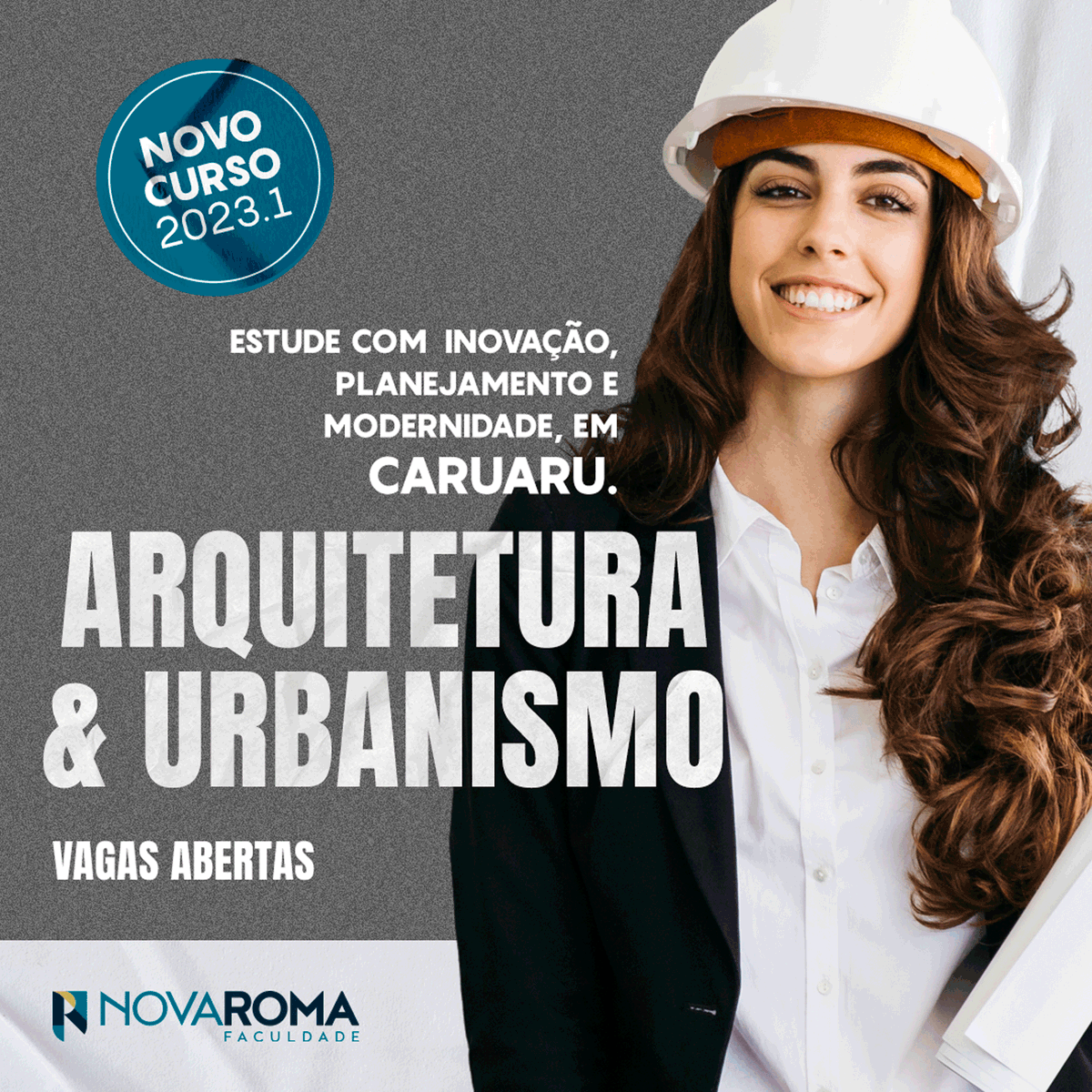 Estude com outra perspectiva de ensino. Estude Arquitetura e Urbanismo na Faculdade Nova Roma 💙🏛️