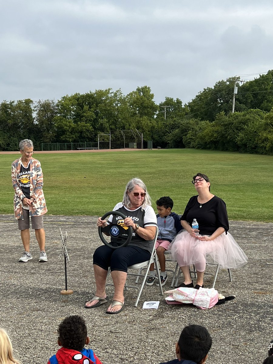 Buster the Bus came to teach us about bus safety yesterday!